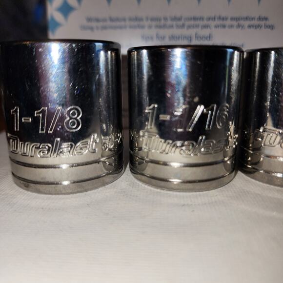 DURALAST SAE STANDARD 1,/2" SOCKET SET MISCELLANEOUS lt ss301 - Picture 2 of 7